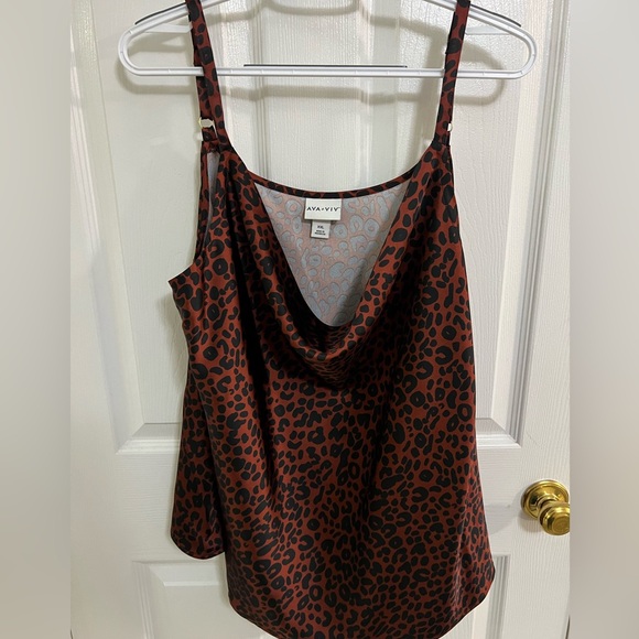 Women's Satin Tank Top - Ava & Viv™ NWT size XXL retails 22.00 - Picture 3 of 8